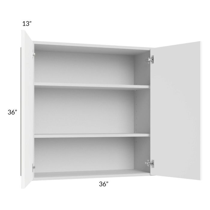Milan White Matte 36x36 Wall Cabinet