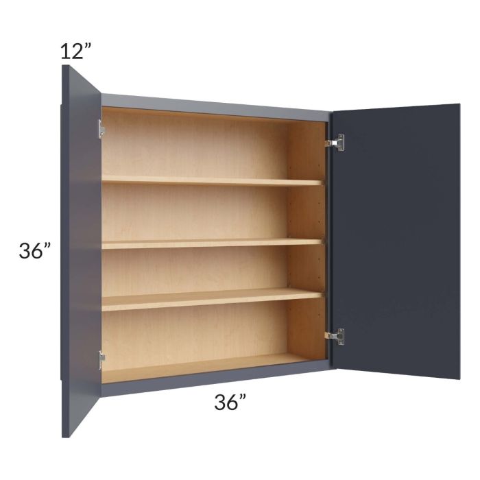 Vienna Indigo 36x36 Wall Cabinet