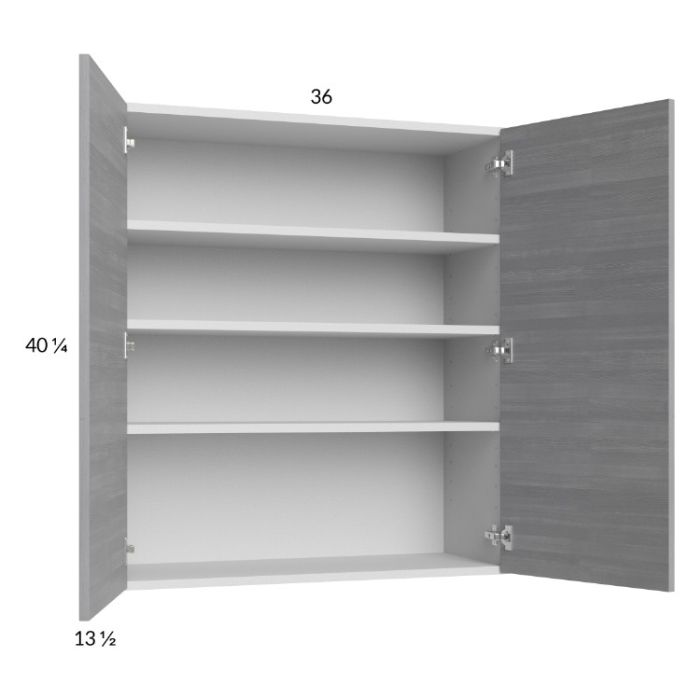 Euro Grey 36x40-1/4 Wall Cabinet
