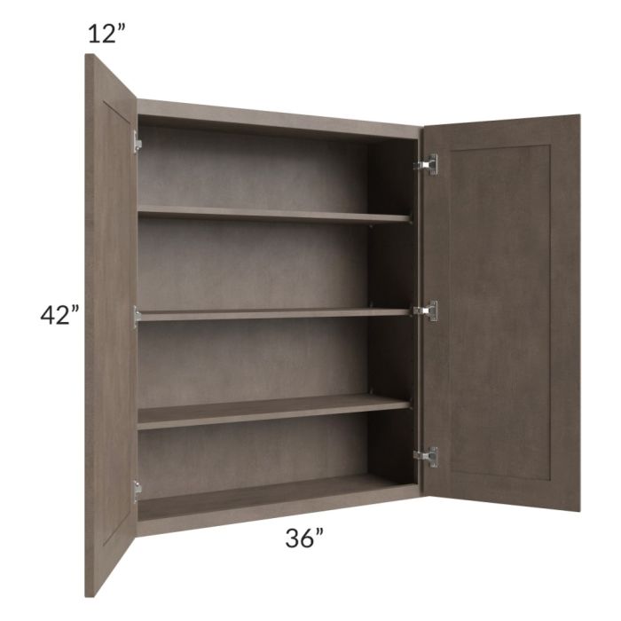 Providence Natural Grey 36x42 Wall Cabinet 