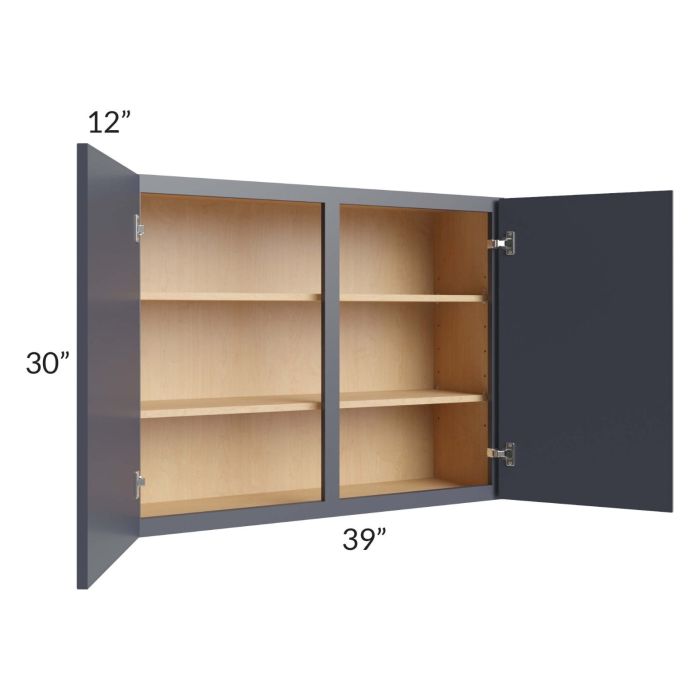 Vienna Indigo 39x30 Wall Cabinet