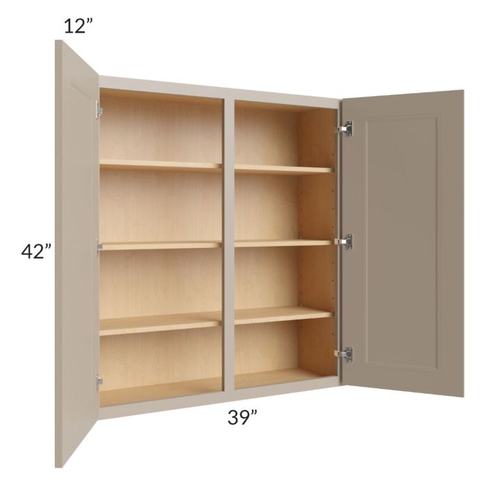 Tuscan Oyster 39x42 Wall Cabinet