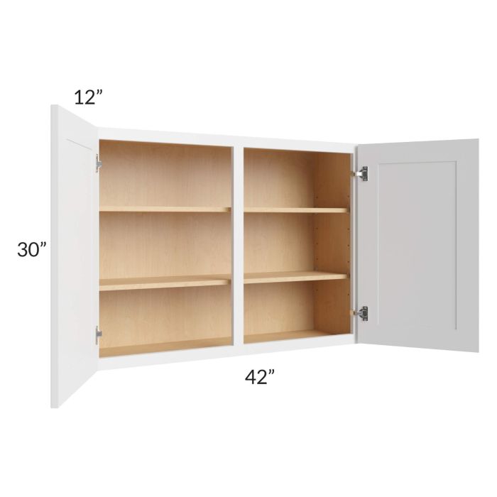 Belfast White 42x30 Wall Cabinet