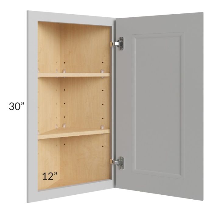 Tuscan Painted Grey 12x30 Wall End Cabinet