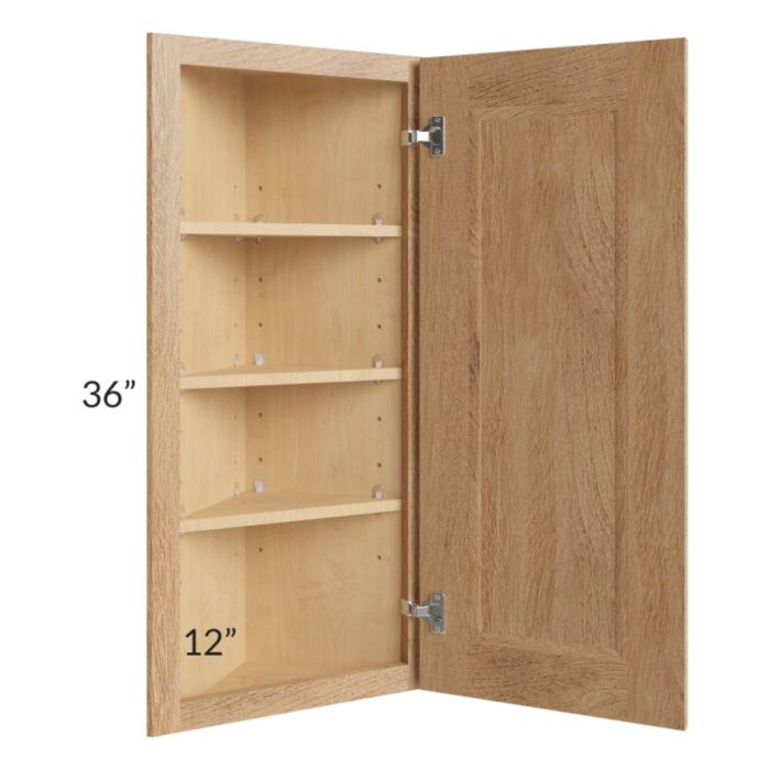 Tuscan Timber 12x36 Wall End Cabinet