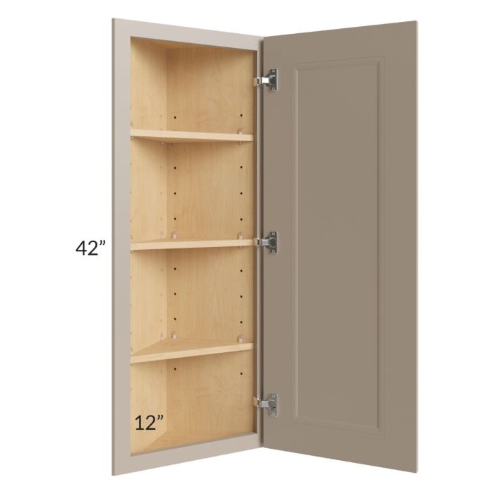 Tuscan Oyster 12x42 Wall End Cabinet