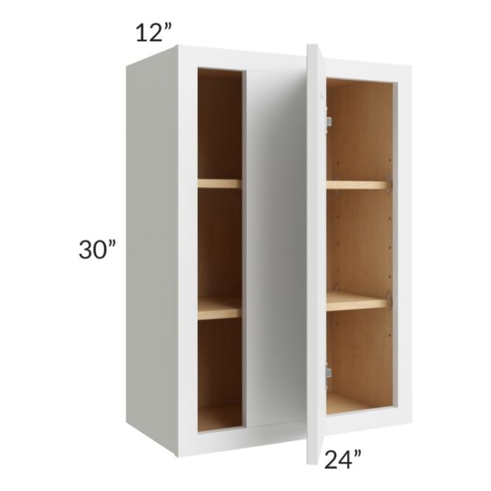 Stratus White 24x30 Blind Corner Wall Cabinet