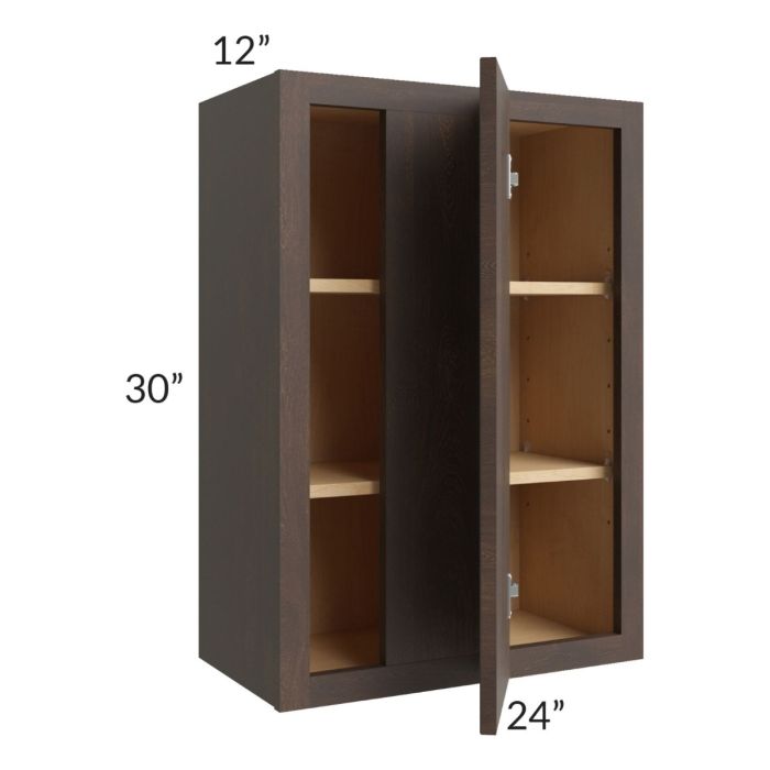Tuscan Kona Brown 24x30 Blind Corner Wall Cabinet