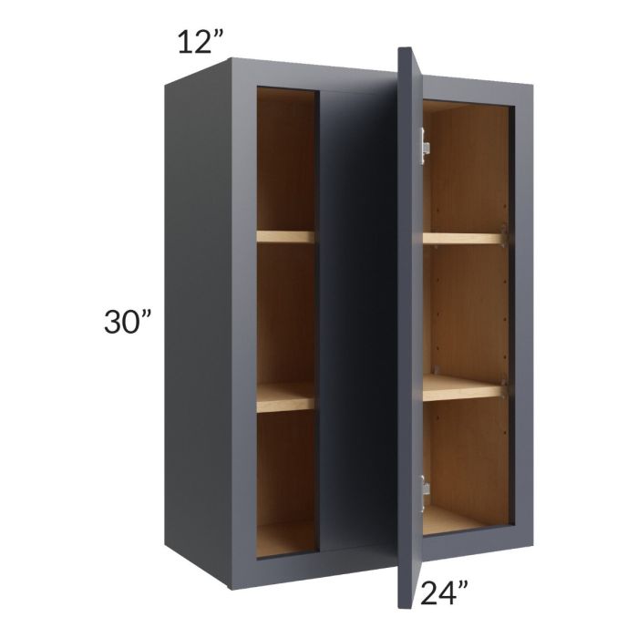 Vienna Indigo 24x30 Blind Corner Wall Cabinet