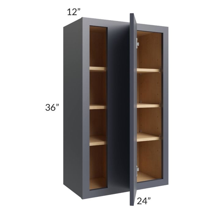 Vienna Indigo 24x36 Blind Corner Wall Cabinet