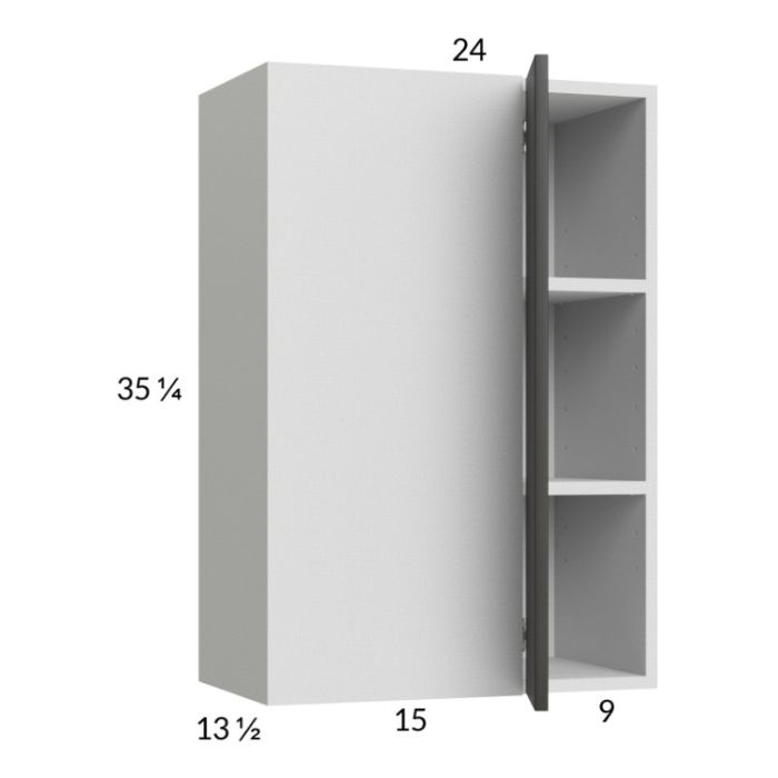 Euro Cafe 24x35-1/4 Blind Corner Wall Cabinet