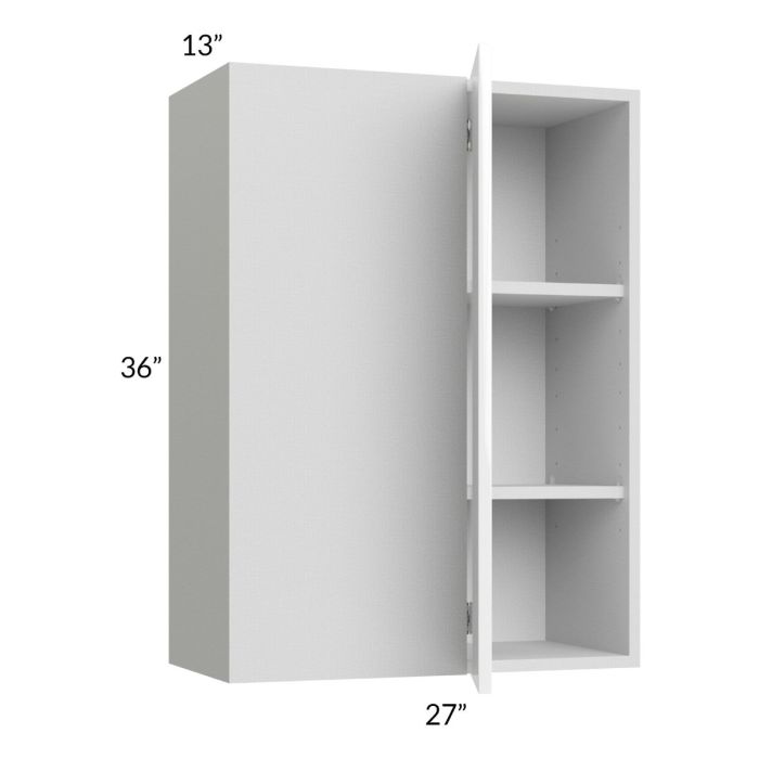 Milan White Gloss 27x36 Blind Corner Wall Cabinet
