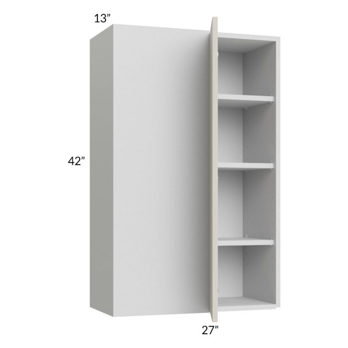 Milan Beige Matte 27x42 Blind Corner Wall Cabinet