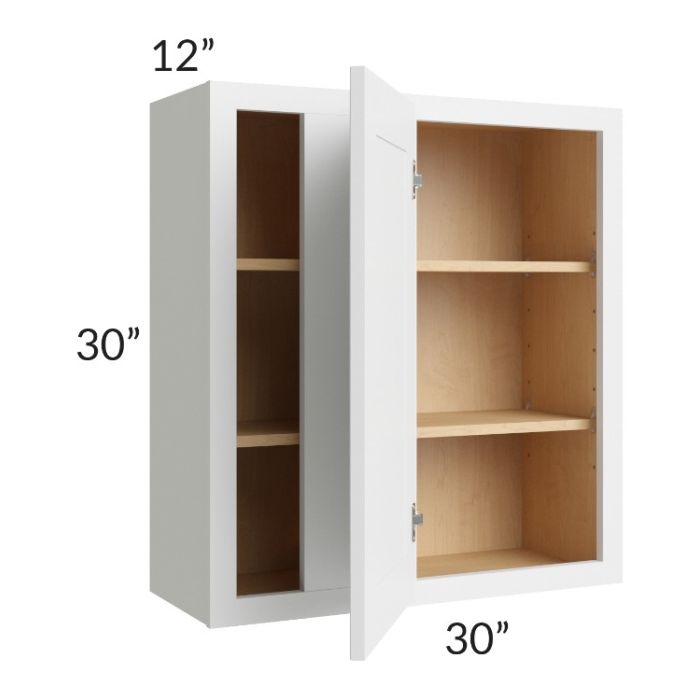 Stratus White 30x30 Blind Corner Wall Cabinet