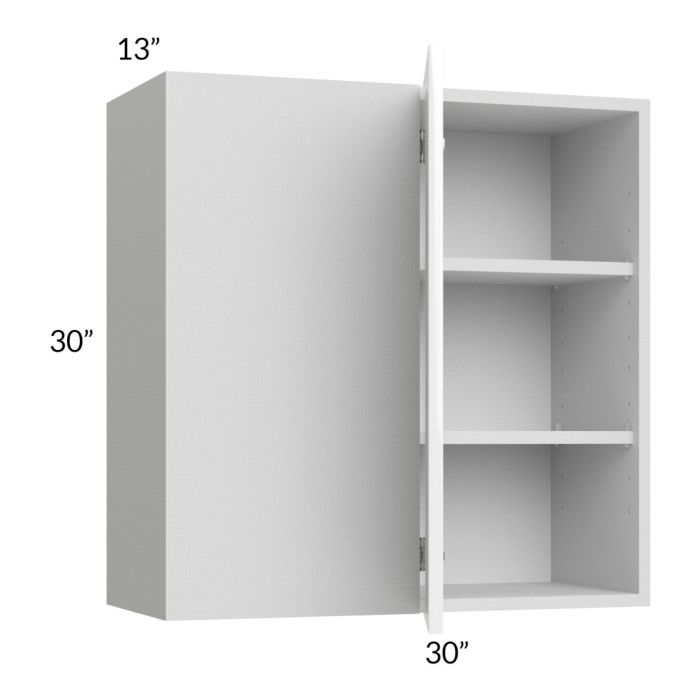 Milan White Gloss 30x30 Blind Corner Wall Cabinet