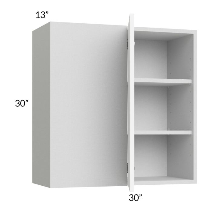 Milan White Matte 30x30 Blind Corner Wall Cabinet