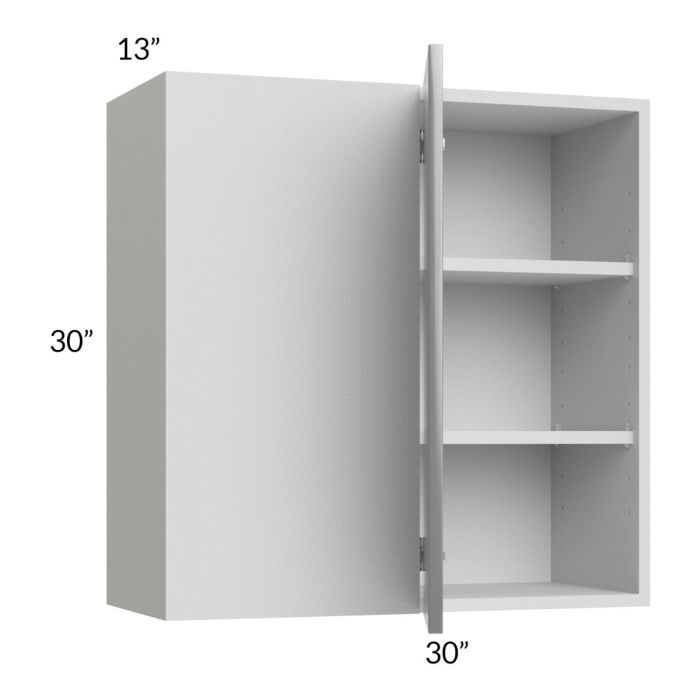 Milan Grey Gloss 30x30 Blind Corner Wall Cabinet