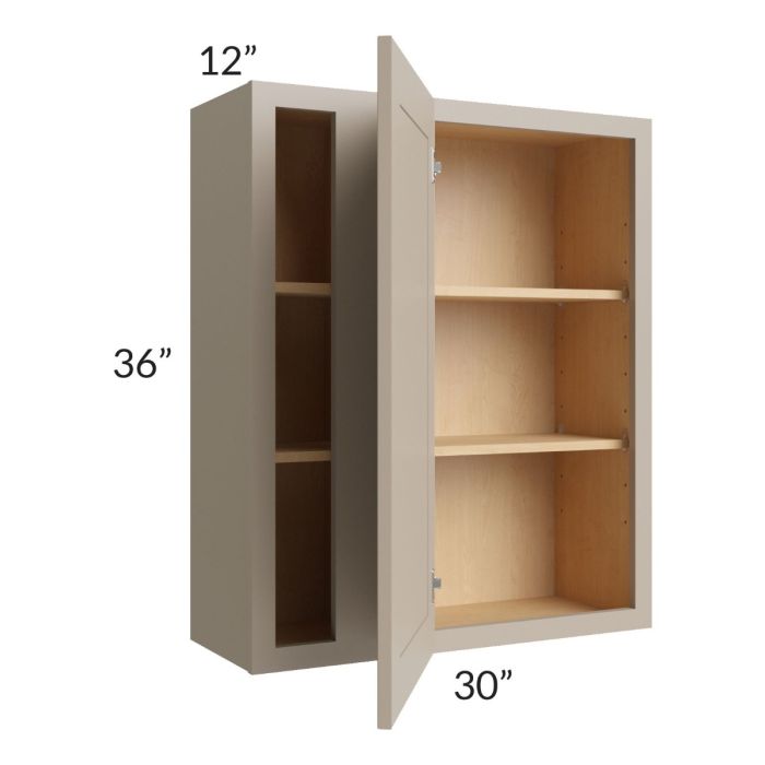 Tuscan Oyster 30x36 Blind Corner Wall Cabinet