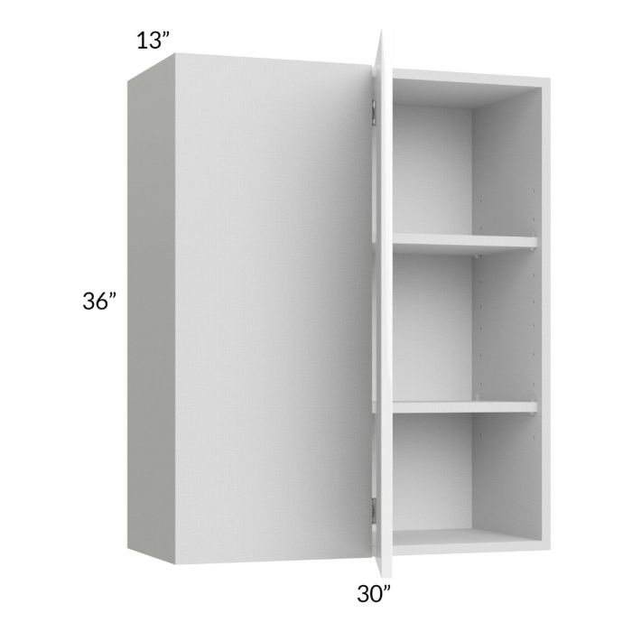 Milan White Gloss 30x36 Blind Corner Wall Cabinet