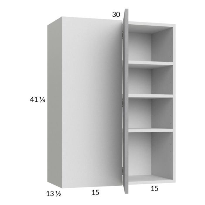 Euro Grey 30x40-1/4 Blind Corner Wall Cabinet