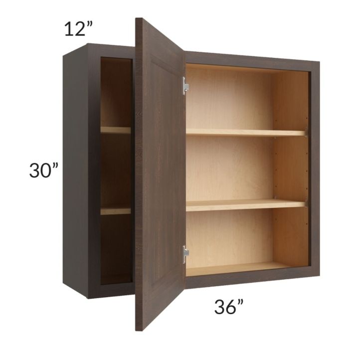Tuscan Kona Brown 36x30 Blind Corner Wall Cabinet