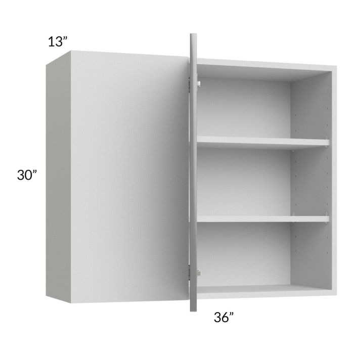 Milan Grey Gloss 36x30 Blind Corner Wall Cabinet