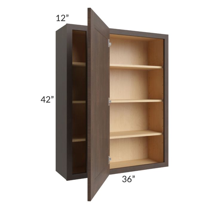 Tuscan Kona Brown 36x42 Blind Corner Wall Cabinet
