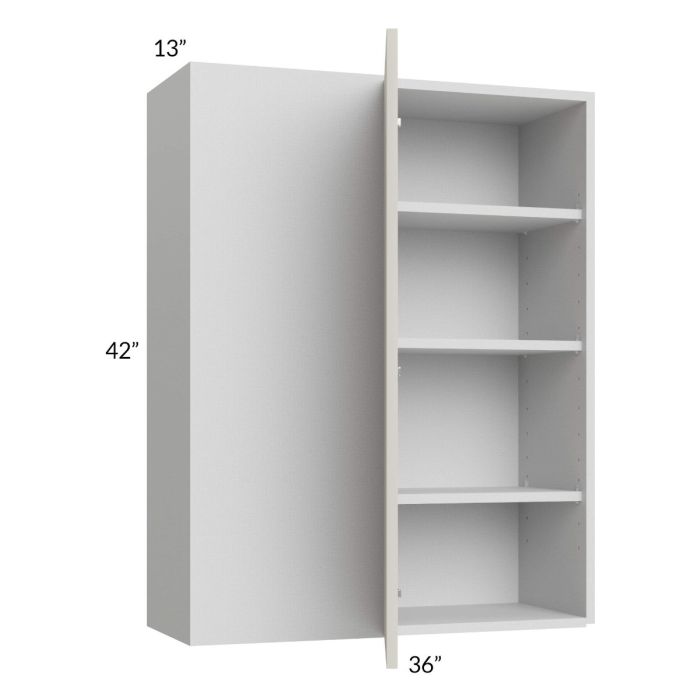 Milan Beige Matte 36x42 Blind Corner Wall Cabinet