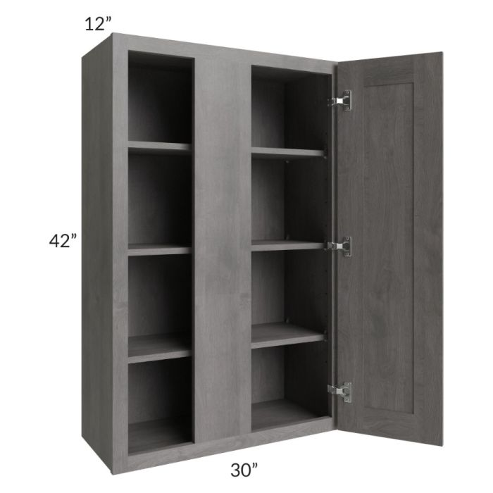 Providence Slate Grey 30x42 Blind Wall Cabinet