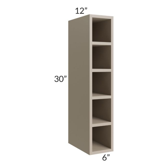 Tuscan Oyster 6x30 Wine Cube Cabinet