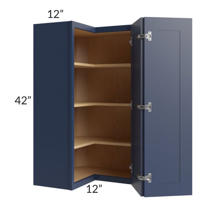 Bayville Blue 24x42 Easy Reach Wall Cabinet