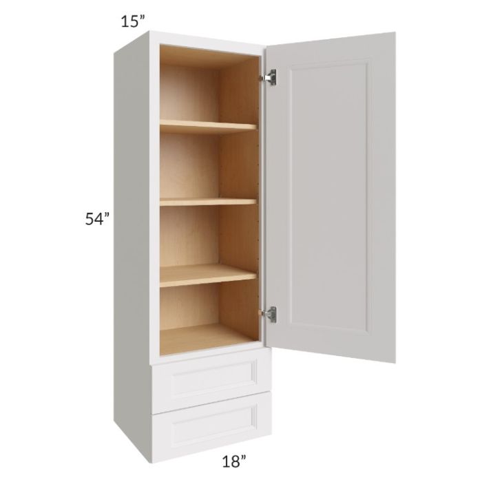 Tuscan Cloud 18x54x15 Wall Cabinet with Drawers