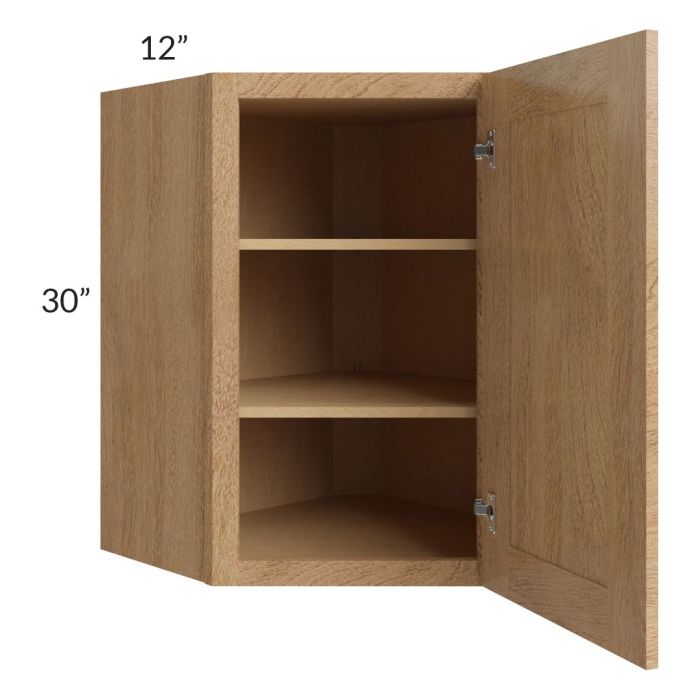 Midtown Timber Shaker 24x30 Diagonal Corner Wall Cabinet
