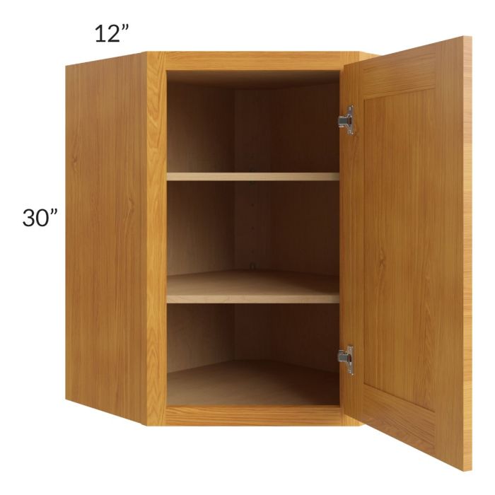 Royal Oak 24x30 Wall Diagonal Corner Cabinet 