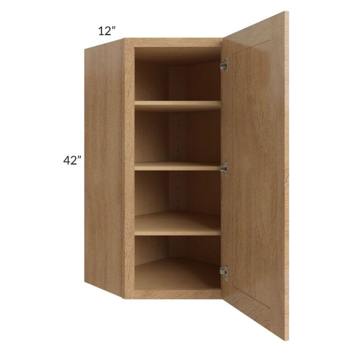 Midtown Timber Shaker 24x42 Diagonal Corner Wall Cabinet