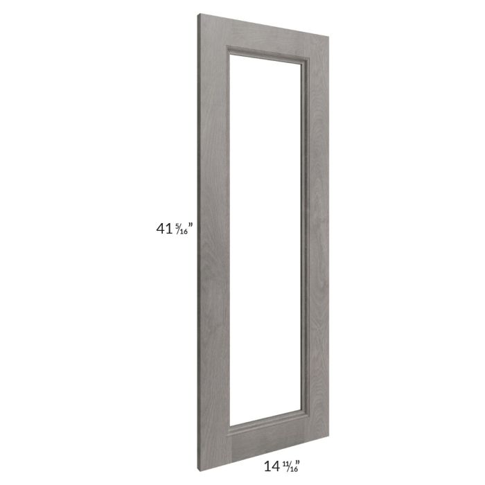 Providence Slate Grey 24x42 Wall Diagonal Corner Glass Door Only with Glass Included
