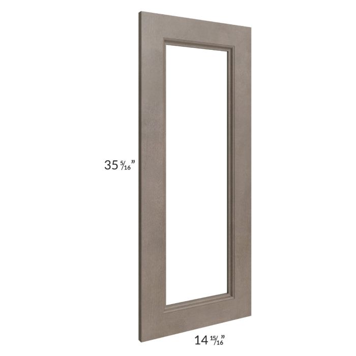 Providence Natural Grey 27x36x15 Wall Diagonal Corner Glass Door Only with Glass Included