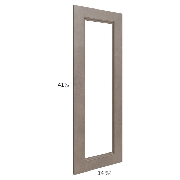 Providence Natural Grey 27x42x15 Wall Diagonal Corner Glass Door Only with Glass Included