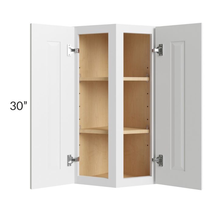 Southport White Shaker 12x30 Wall End Cabinet