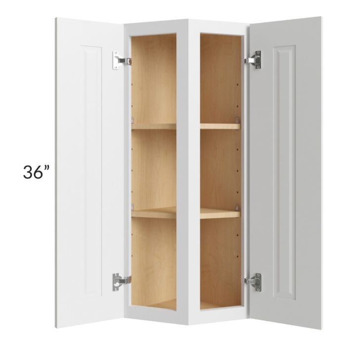 Charlotte White 12x36 Wall End Cabinet