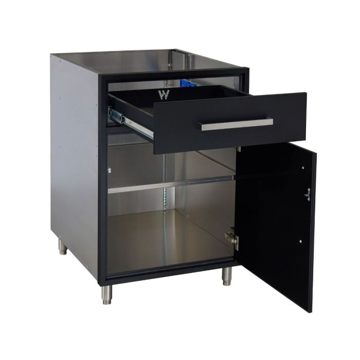 Legacy Outdoor Black 24" Base Cabinet (Right Hinge)