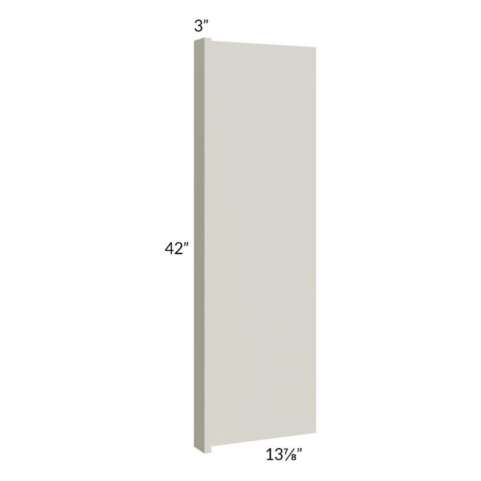 Milan Beige Matte 14x42 Wall End Panel