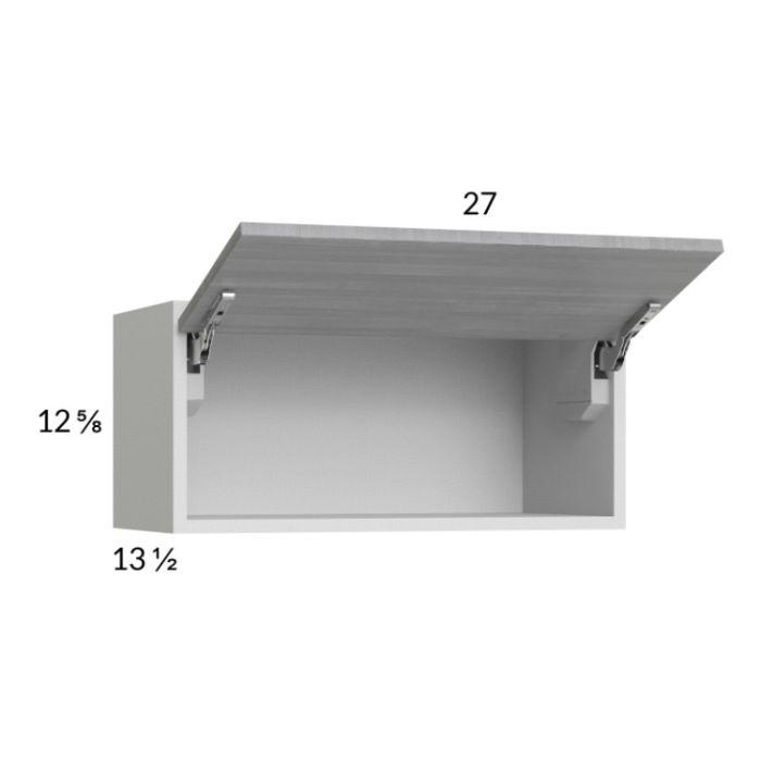 Euro Grey 27x12-5/8 Flip Up Door Wall Cabinet