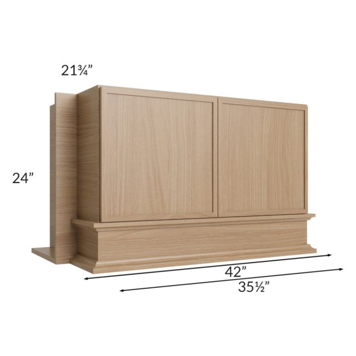 Township Rift Oak 36x24 Wood Hood