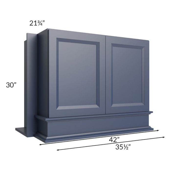 Bayville Blue 36x30 Wood Hood