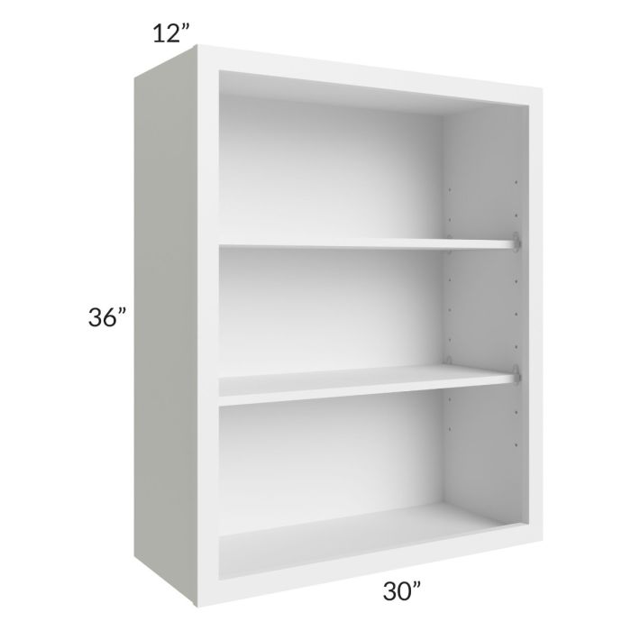 Bayville White 30x36 Wall Open Cabinet