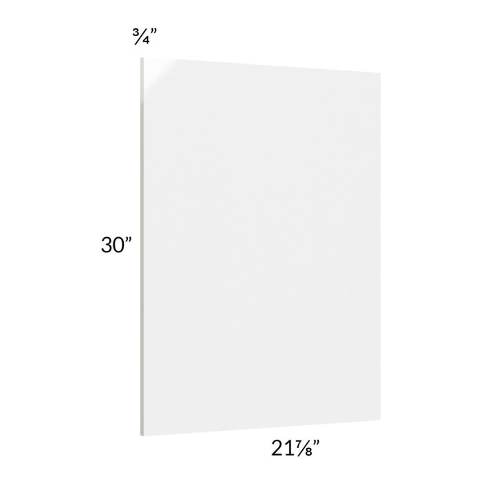 Milan White Gloss Wainscot 30x21 Wall Panel