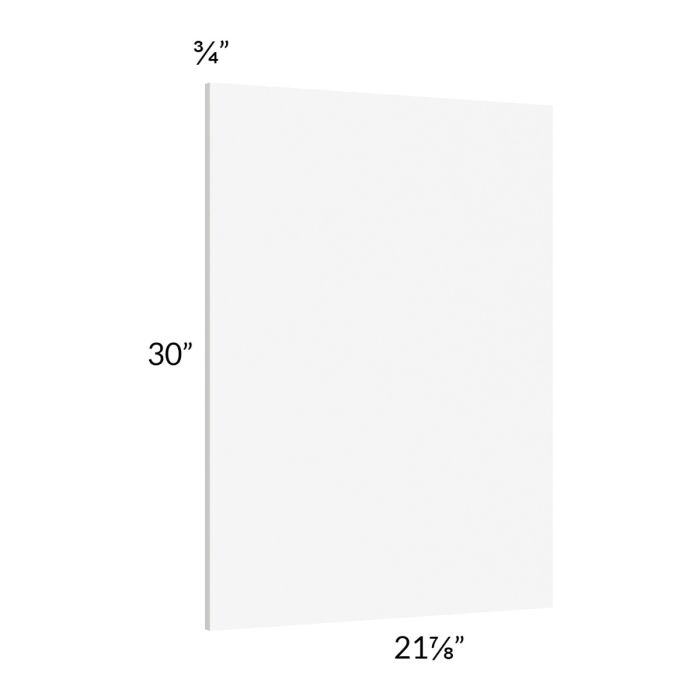 Milan White Matte Wainscot 30x21 Wall Panel