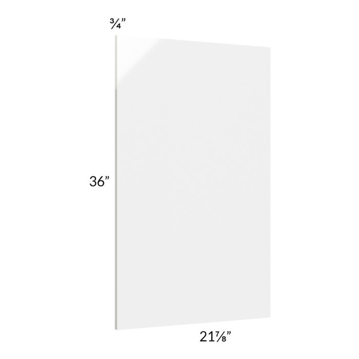 Milan White Gloss Wainscot 36x21 Wall Panel