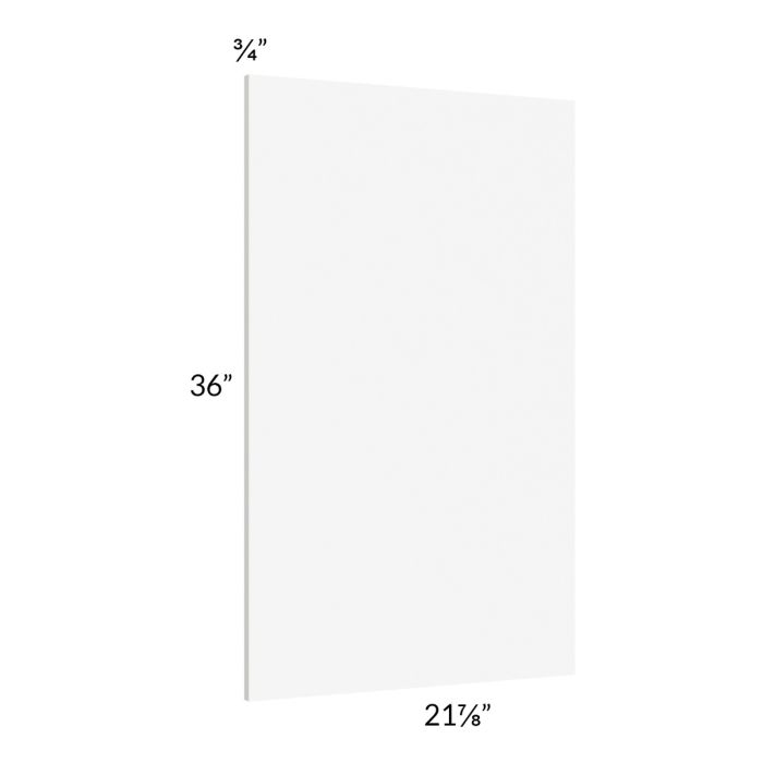 Milan White Matte Wainscot 36x21 Wall Panel